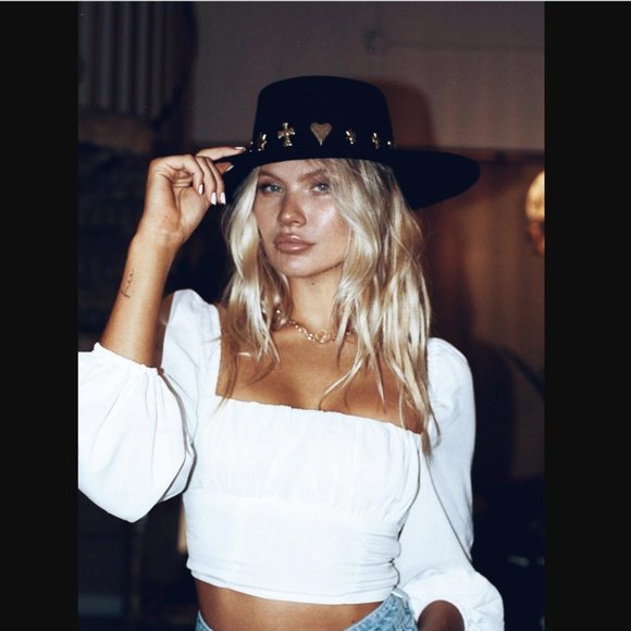 Princess Polly Ariah White Long Sleeve Crop Top 6 - Picture 1 of 16